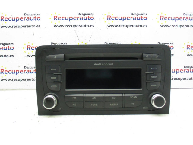 Радио/ проигрыватель CD/DVD / навигация 8P0035186G Audi A3 S3 A3 Sportback 8P