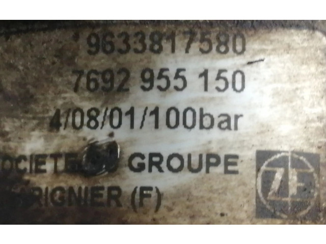 Vstřikovací lišta 9633817580, 7692955150 Peugeot 806 RHZ