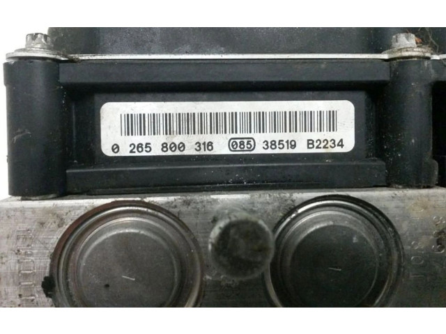 Блок АБС 0265800316, 0265800316   Renault  Clio II  1998 - 2001 года