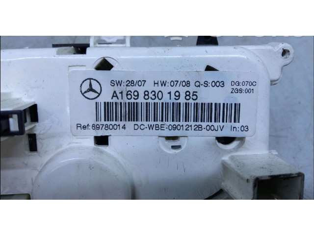Блок управления климат-контролем 1699000900, 69780014   Mercedes-Benz A W169