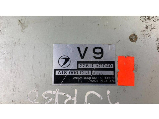 Блок управления двигателя 22611AG040   Subaru Forester SF