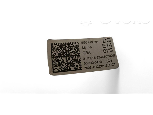 Руль Volkswagen Golf VII  2013 - 2019 года 5G0419091, 624880700B      