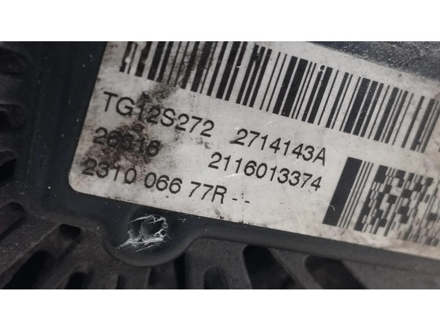 Генератор 231006677R, 2116013374 Dacia Lodgy 1.2