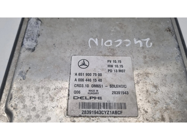 Řídící jednotka A6519007500, 6519007500 Mercedes-Benz C W204 2010