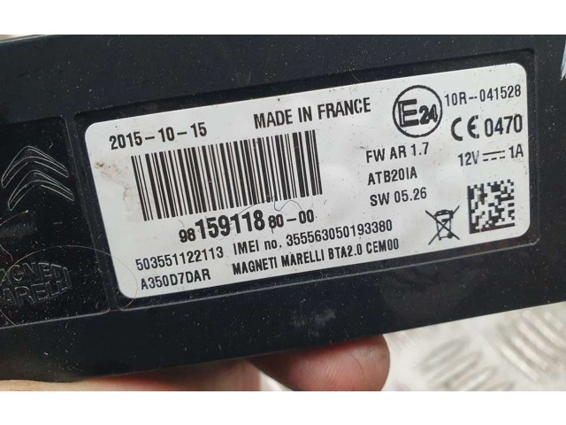 Блок управления 9815911880, A350D7DAR Citroen DS4