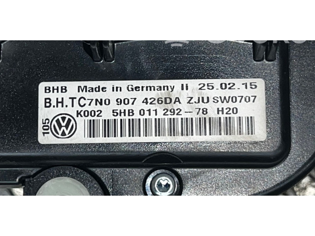 Блок управления климат-контролем 7N0907426DA, 5HB01129278 Volkswagen Caddy