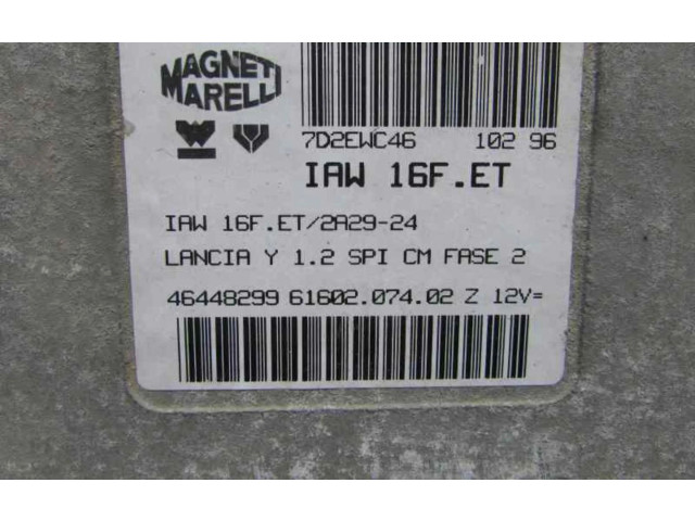 Блок управления двигателем Блок управления IAW16FET Lancia Y 840