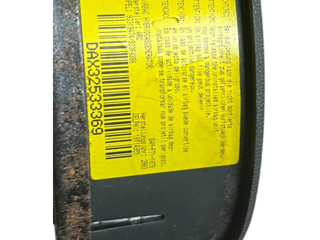 Подушка безопасности водителя 93364386, GAMPT11078 Opel Meriva A