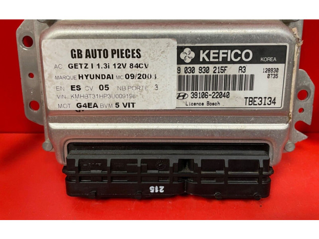 Комплект блоков управления 39106-22040, 9030930215F   Hyundai Getz
