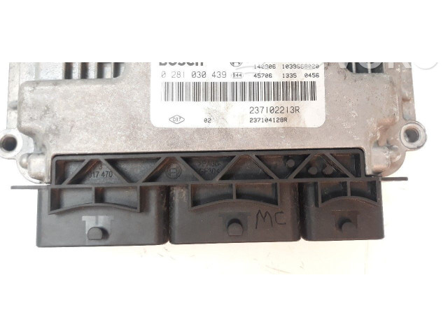 Блок управления двигателя 237102213R, 0281030439 Dacia Dokker