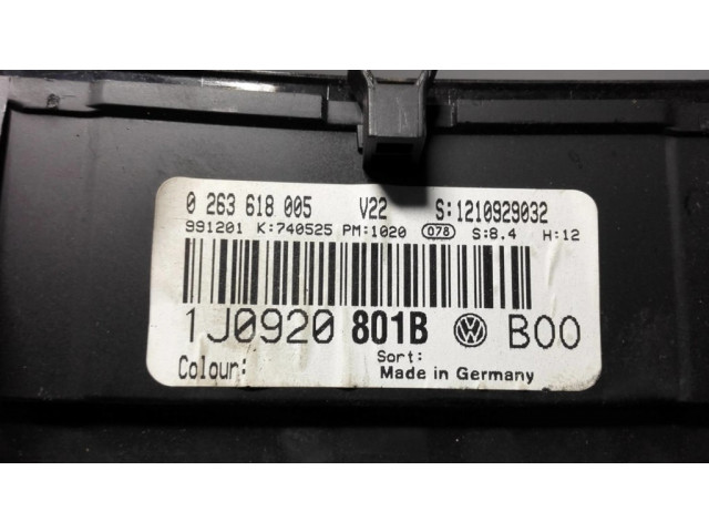 Панель приборов 1J0920801B, 1210929032   Volkswagen Golf IV       