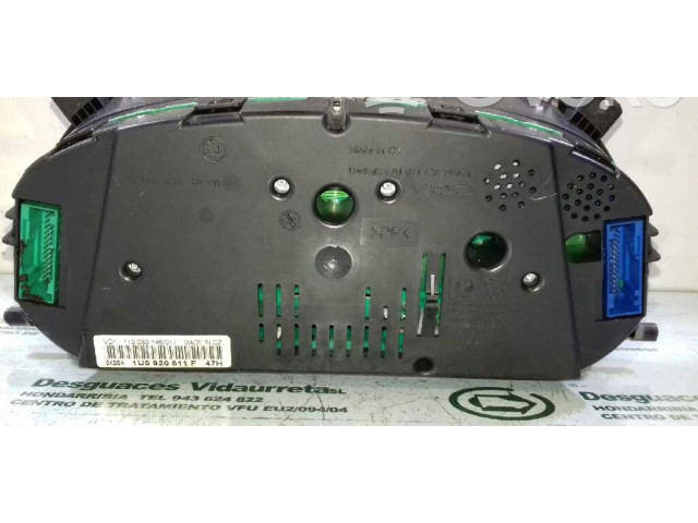 Панель приборов 1U0920811F, 110080146017 Skoda Octavia Mk1 (1U)