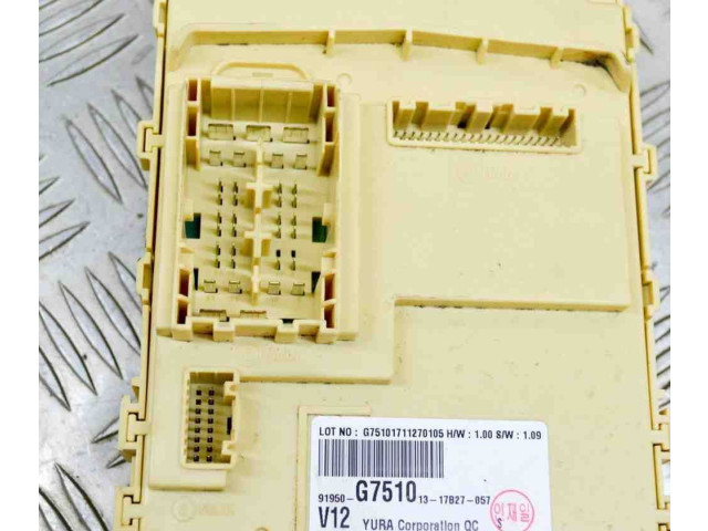 Блок управления климат-контролем 91950G7510 Hyundai Ioniq