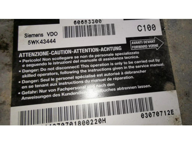 Блок подушек безопасности 60683300 Alfa Romeo GT