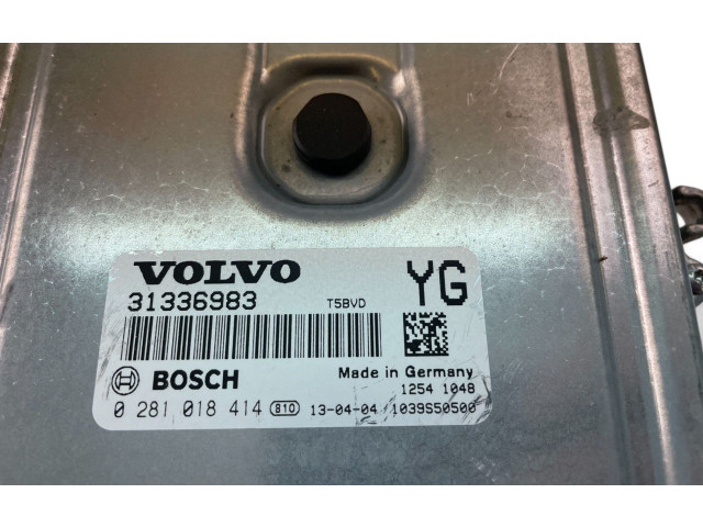 Блок управления двигателем Блок управления 31336983, 0281018414   Volvo S60