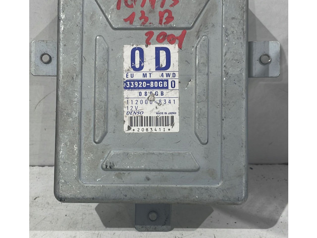Блок управления двигателя 33920-80GB, 33920-80GB   Suzuki Ignis