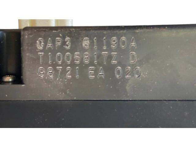 Блок управления климат-контролем GAP361190A, T1005817ZD   Mazda 6