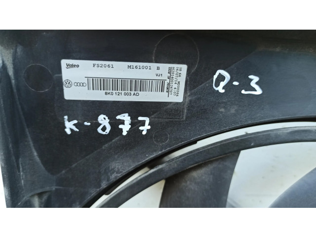 Комплект вентиляторов 8K0121003AD, 8K0959501G Audi Q3 8U 2.0
