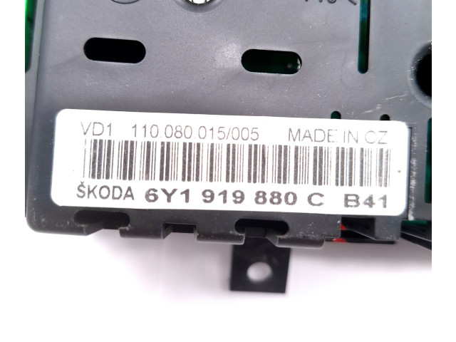 Панель приборов 6Y1919880C, 110080015005 Skoda Fabia Mk1 (6Y)