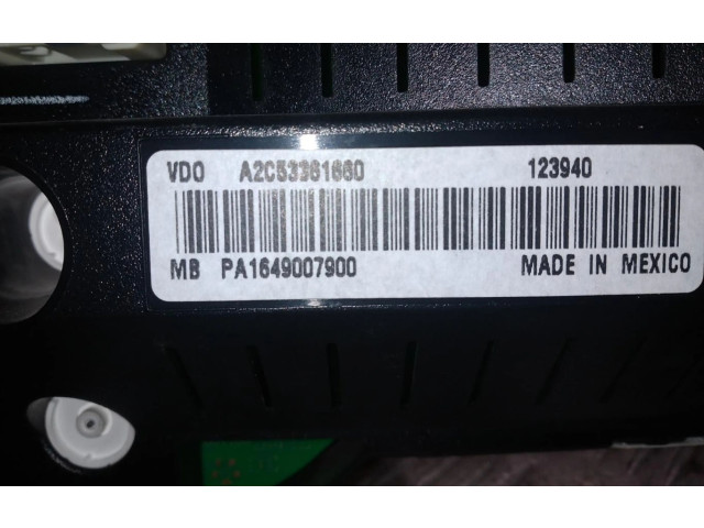 Панель приборов A2C53361660 Mercedes-Benz ML W164
