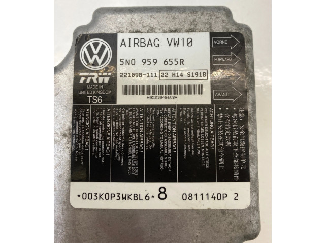 Блок подушек безопасности 5N0959655R, 221098111 Volkswagen PASSAT B7