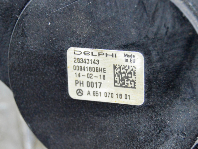 Vstřikovací čerpadlo A6510701801, 28343143 Mercedes-Benz E W212 pro naftový motor 2.1 OM 651.924