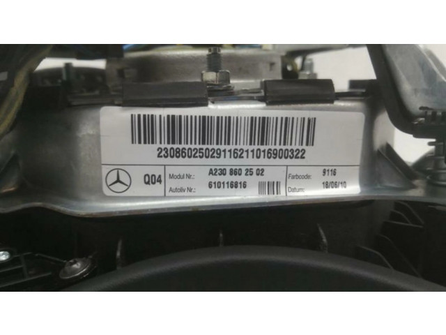 Подушка безопасности водителя A2308602502   Mercedes-Benz SL R230