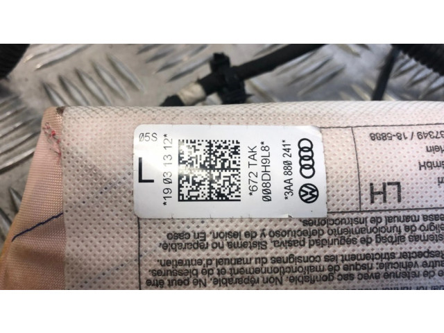 Подушка безопасности в сиденье 3AA880242   Volkswagen PASSAT B7