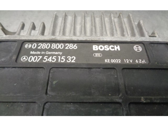 Řídící jednotka 0075451532, 0280800286 Mercedes-Benz E W124 1992