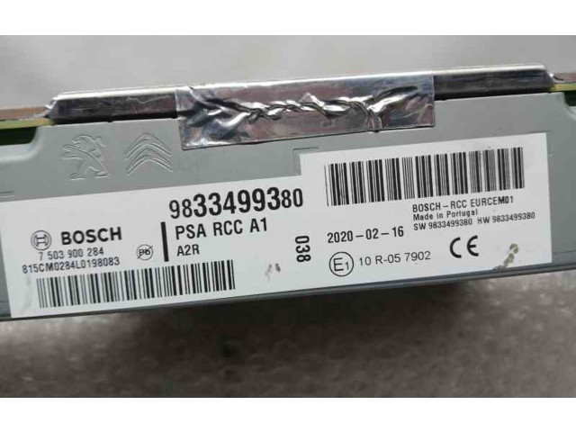 Блок управления 9833499380 Peugeot 2008 I