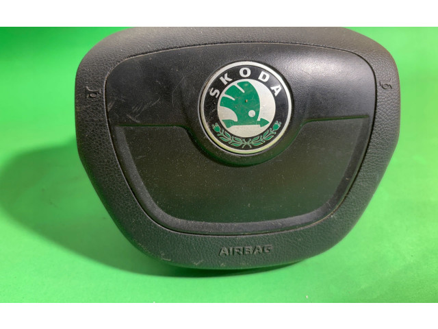 Подушка безопасности водителя 5J0880201K, 5J0880201K   Skoda Fabia Mk2 (5J)