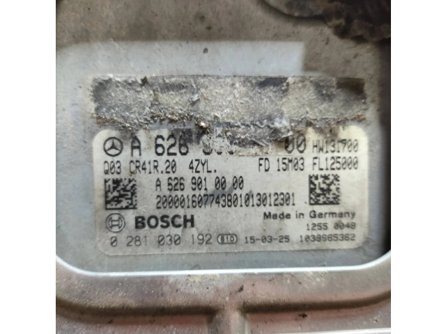 Řídící jednotka 0281030192, A6269010000 Mercedes-Benz C W205 2014