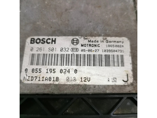 Блок управления двигателя 00551950240, 0261S01032   Alfa Romeo GT