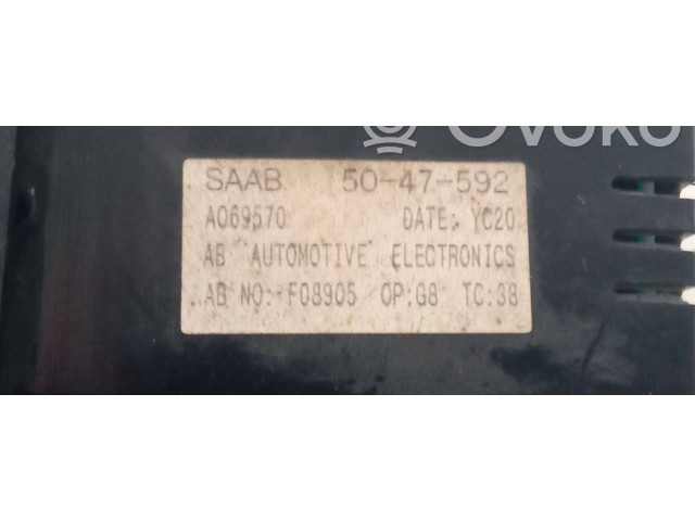 Блок управления климат-контролем 5047592, A069570   Saab 9-5