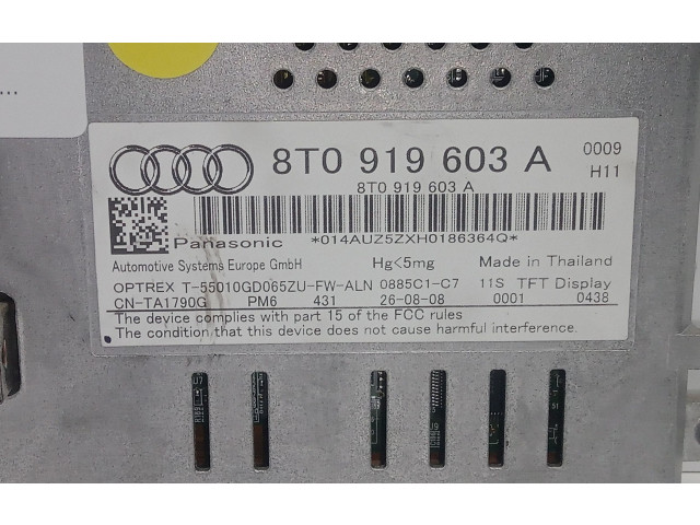 Дисплей 8T0919603A Audi A4 Allroad