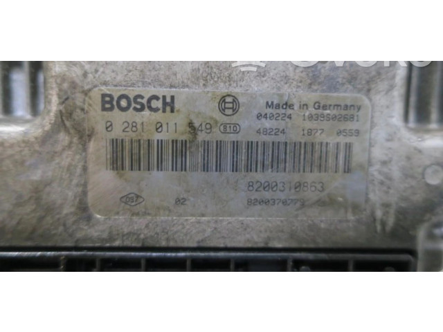 Řídící jednotka 8200310863 Renault Megane II 2004