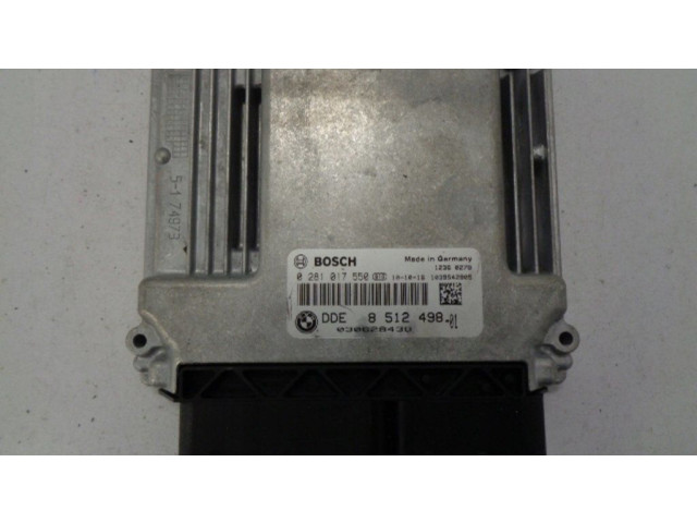 Řídící jednotka 0281017550, DDE8512498 BMW 3 E90 E91 2005