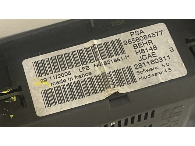 Блок управления климат-контролем 9658084577   Citroen C4 I