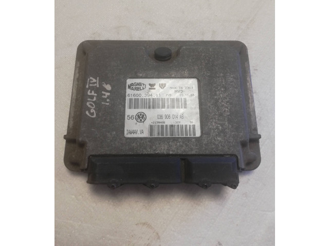 Блок управления двигателя 036906014AB, 6160039411 Volkswagen Golf IV