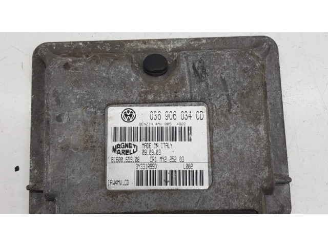 Блок управления двигателя 036906034CD Skoda Fabia Mk1 (6Y)