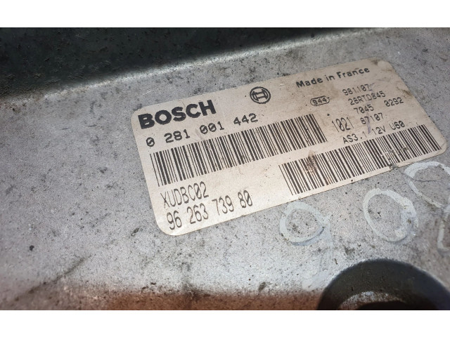 Řídící jednotka 9626373980, 0281001442 Peugeot 806 1997