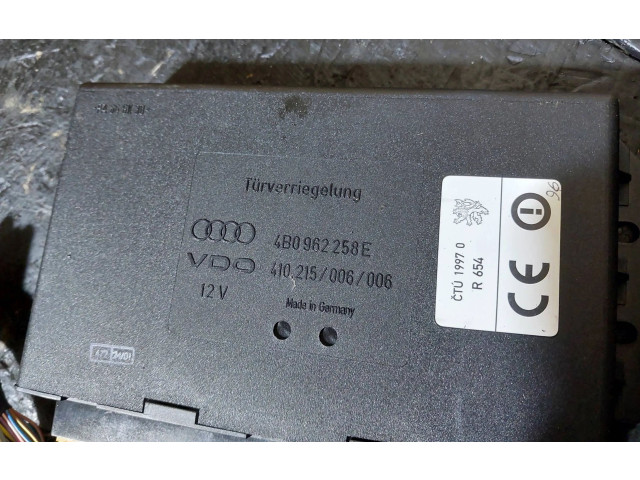 Блок комфорта 4B0962258E   Audi A6 S6 C5 4B   