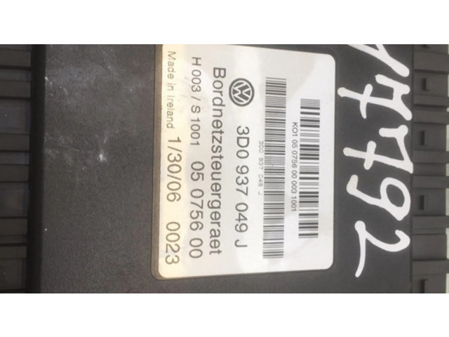 Блок комфорта 3D0937049, 05075600   Volkswagen Phaeton   