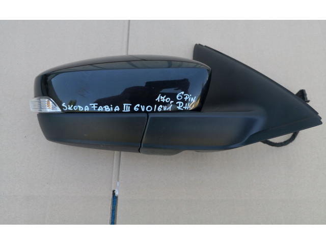 Зеркало электрическое Skoda Fabia Mk3 (NJ) 2015 - 2021 года
