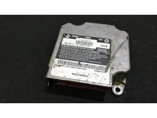 Блок подушек безопасности 46770172 Fiat Marea