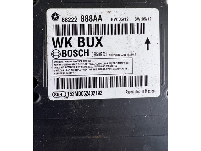 Блок подушек безопасности 68222888AA, 0285012021 Jeep Grand Cherokee