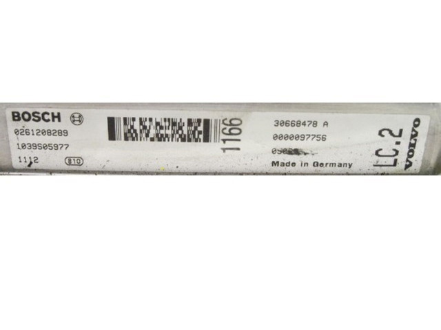 Блок управления двигателя 30668478A, 0261208289   Volvo S70  V70  V70 XC