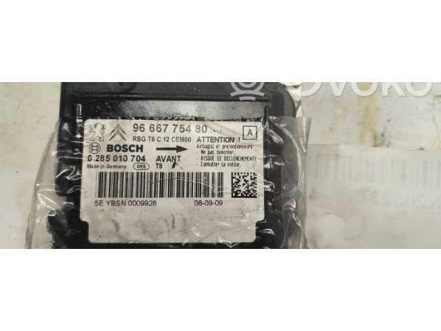 Блок подушек безопасности 9666775480 AIRBAG Peugeot 3008 I