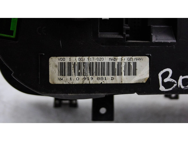 Панель приборов 1j0919881d Volkswagen Bora