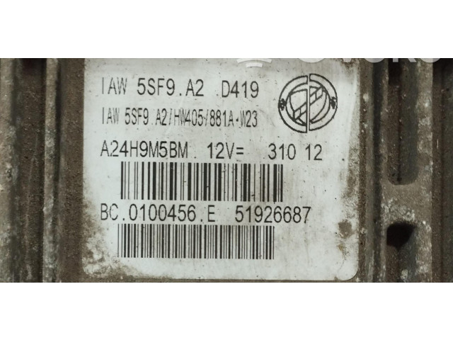 Řídící jednotka 51926687, 51926687   Fiat Punto Evo 2010